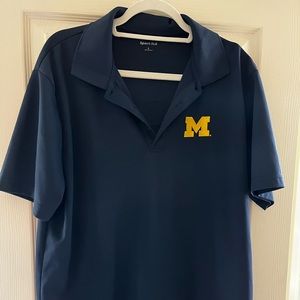 Official University of Michigan Sport-Tek polo. Size Large